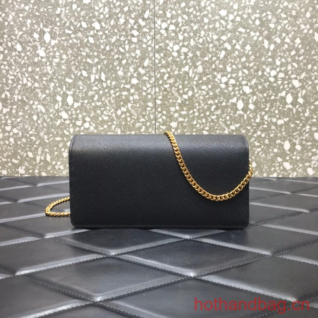 VALENTINO grain calfskin leather bag 0681 black
