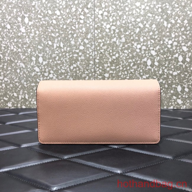 VALENTINO grain calfskin leather bag 0681 pink