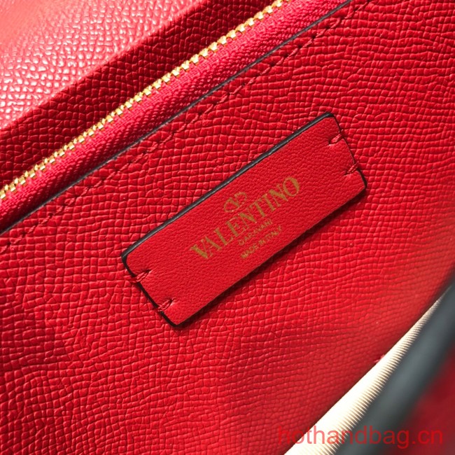 VALENTINO grain calfskin leather bag 0681 red