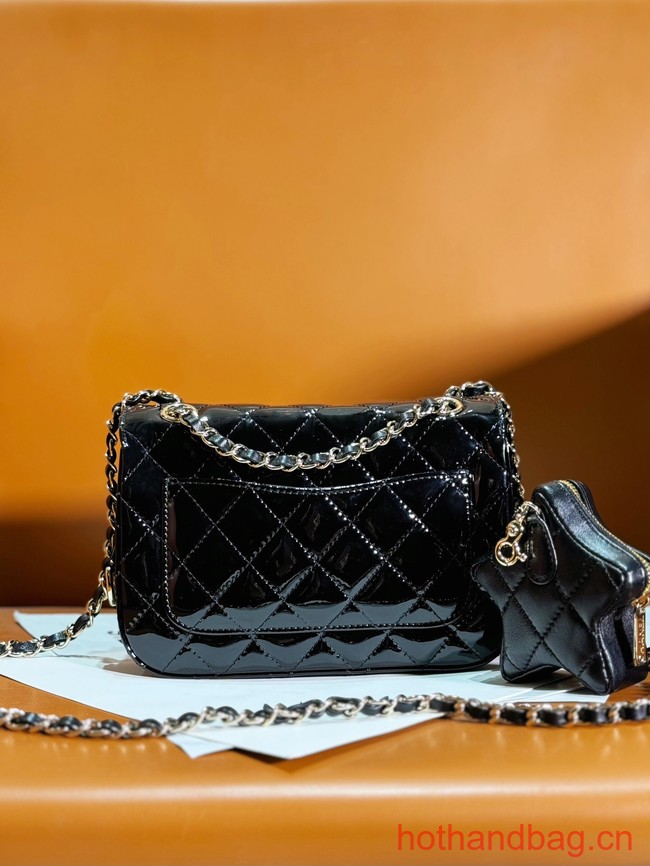 Chanel Mini Flap Bag & Star Coin Bag AS4646 black
