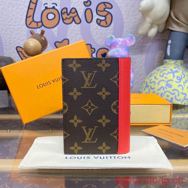 Louis Vuitton Passport Cover M82862 red