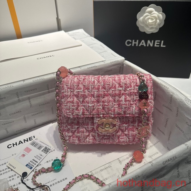 Chanel CLUTCH WITH CHAIN A23P PINK