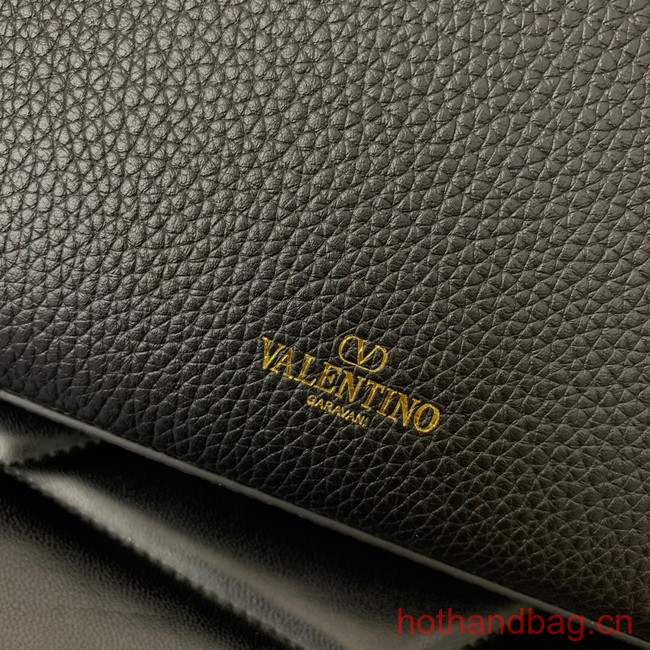 VALENTINO GARAVANI Loco Calf leather bag 0322 black