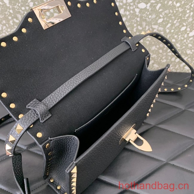 VALENTINO GARAVANI Loco Calf leather bag 0322 black