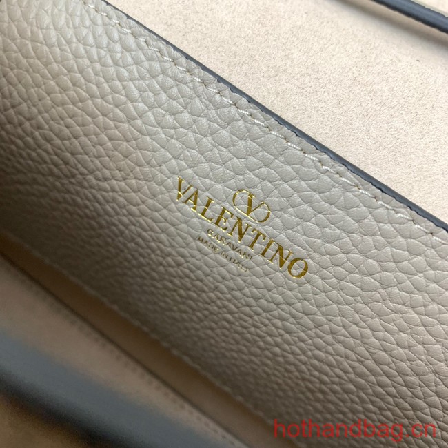VALENTINO GARAVANI Loco Calf leather bag 0322 gray