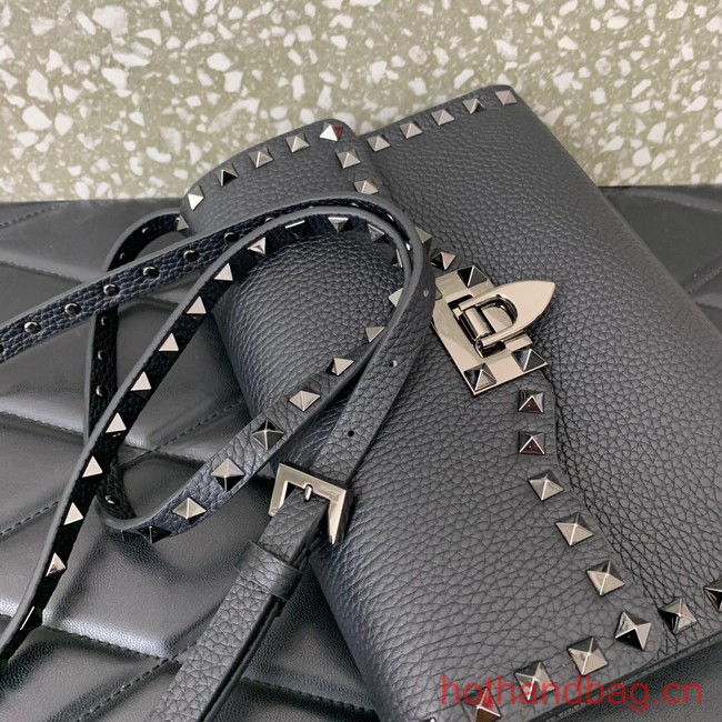 VALENTINO GARAVANI Loco Calf leather bag A0322 black