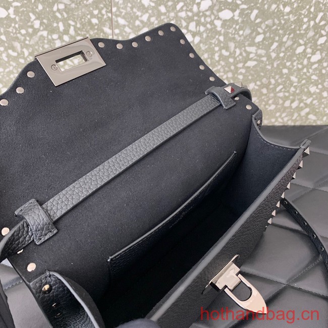 VALENTINO GARAVANI Loco Calf leather bag A0322 black