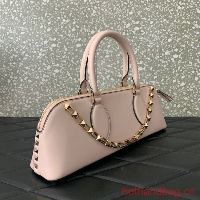 VALENTINO Rockstud calfskin bag KSE0NO light pink