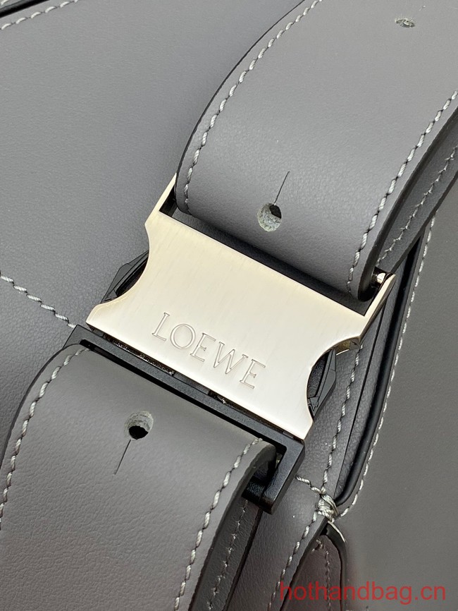 Loewe Small Classic Leather Puzzle Fanny Pack 02963 gray