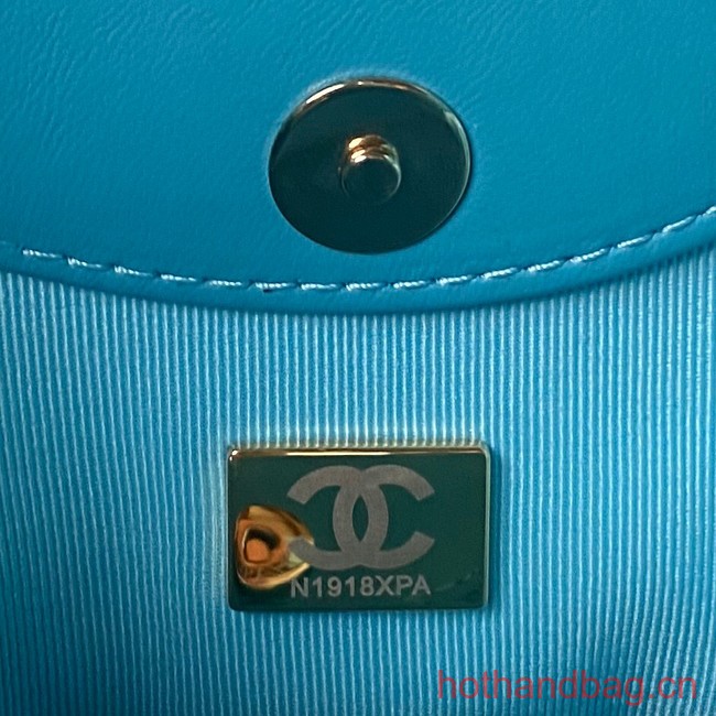 Chanel mini 31 bag AP3656 sky blue
