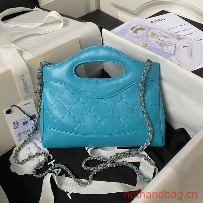 Chanel mini 31 bag AP3656 sky blue