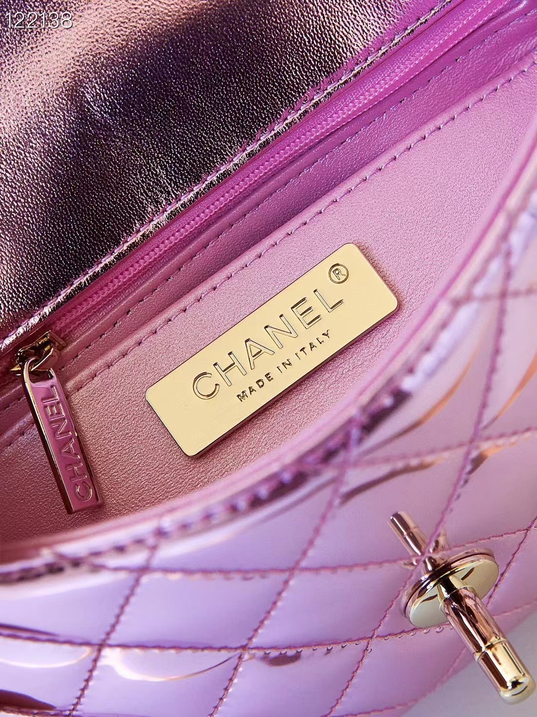 Chanel MINI FLAP BAG & STAR COIN PURSE AS4646 Pink