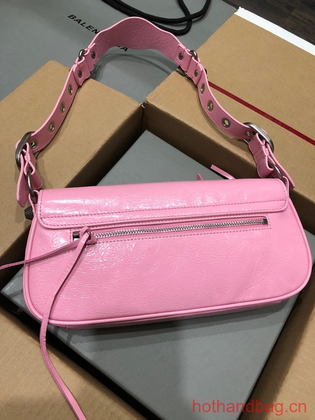 Balenciaga WOMENS LE CAGOLE SHOULDER BAG 6688 pink