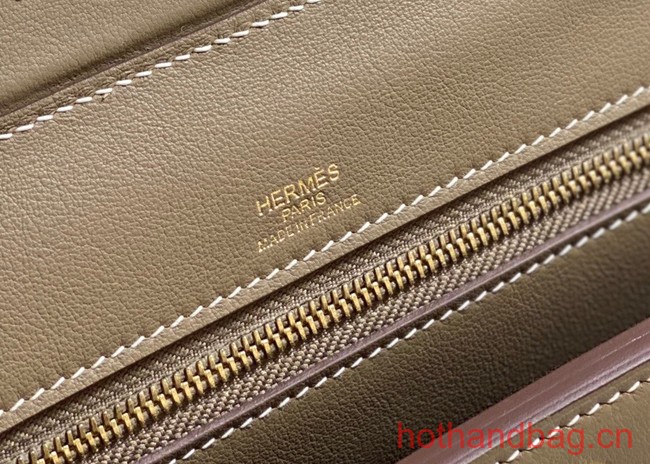 Hermes Original Togo Leather Bag H3621 gray