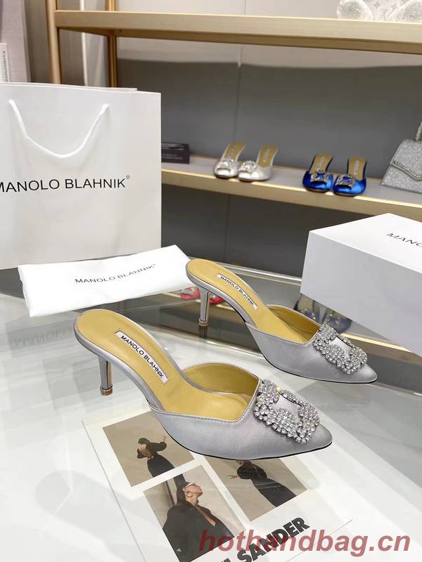 Manolo Blahnik Shoes MBS00046 Heel 7.5CM