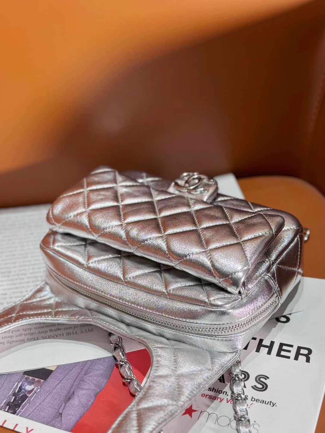 Chanel BACKPACK AS4621 Silver