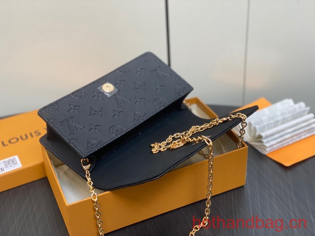 Louis Vuitton Wallet On Chain Lily M46919 black