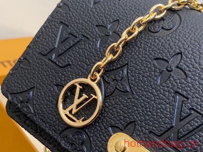Louis Vuitton Wallet On Chain Lily M46919 black