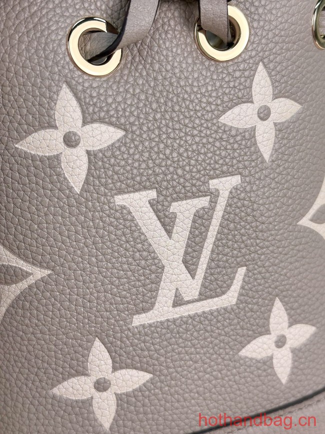 Louis Vuitton Nano Noe M46291 Tourterelle Gray & Cream