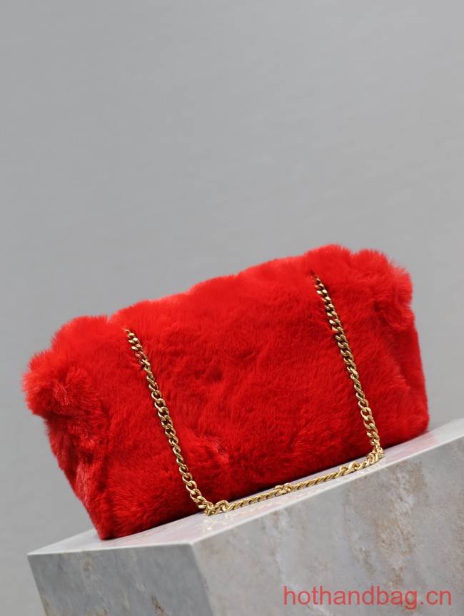 SAINT LAURENT SMALL REVERSIBLE KATE W1000 red