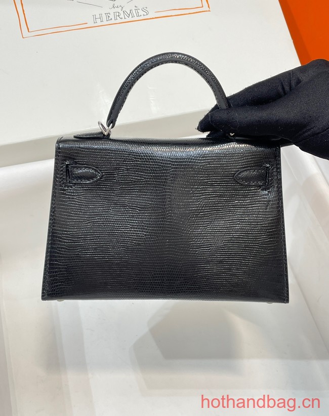 Hermes Kelly Shoulder Bags Original Leather KL2755-2 black