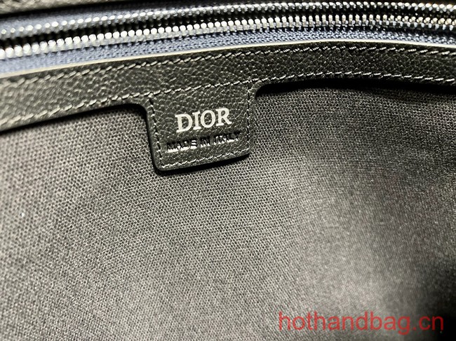 DIOR WEEKENDER 40 BAG Beige and Black Maxi Dior Oblique Jacquard 1ESDU134