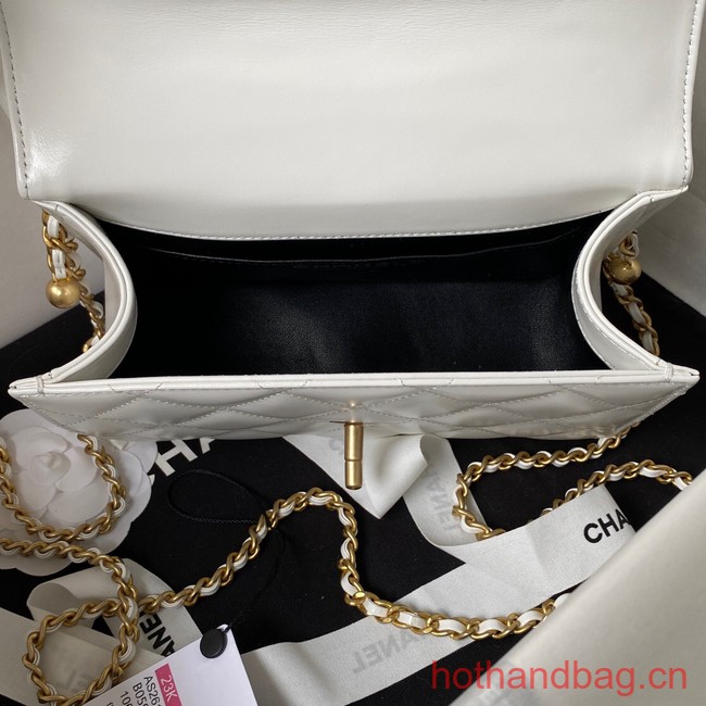 Chanel SMALL FLAP BAG AS2289 white