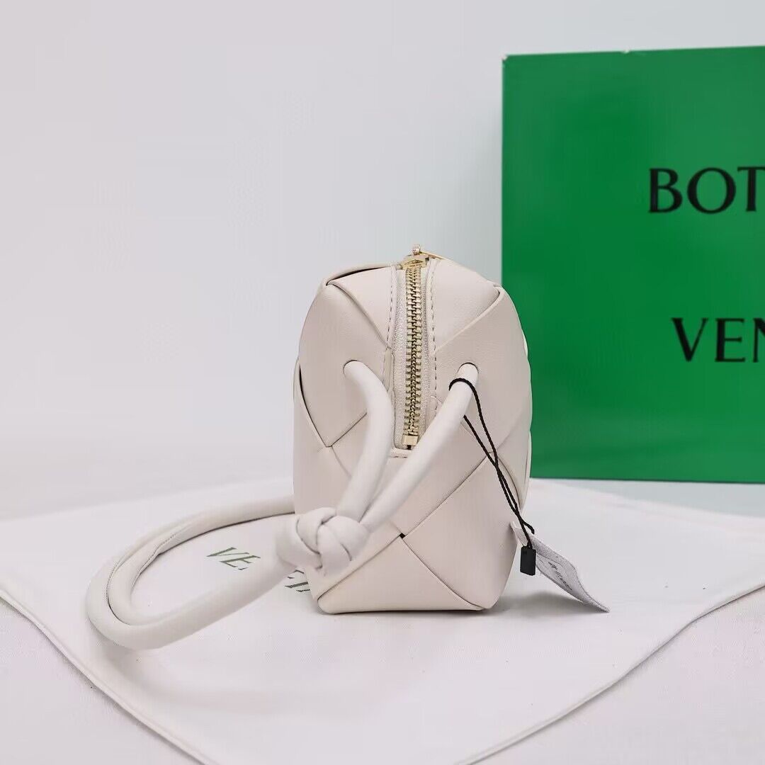 Bottega Veneta Small Cassette Camera Bag 709417 White