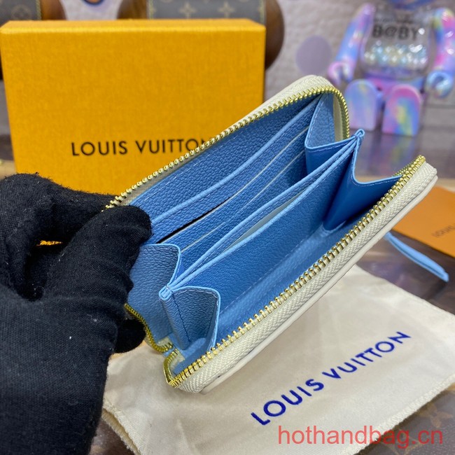 Louis Vuitton Zippy Coin Purse M60574 blue