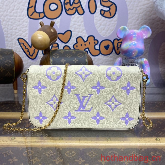 Louis Vuitton Felicie Pochette M83025 Bubble Tea Mauve