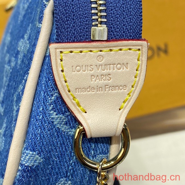Louis Vuitton Zippy Wallet M82960 Denim Blue