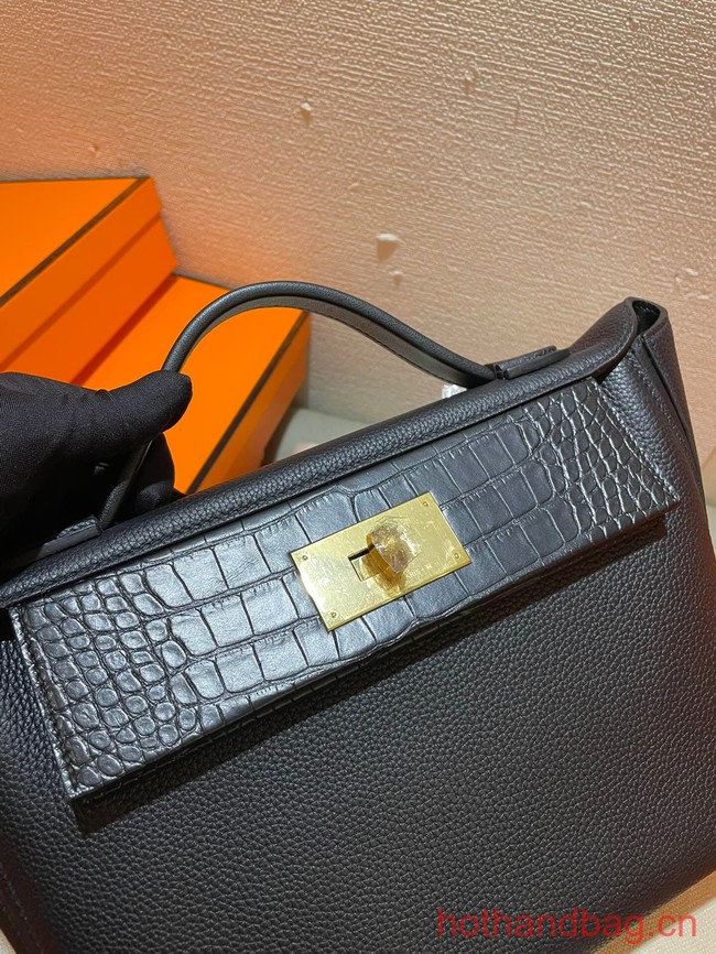 Hermes Original Togo Leather Bag H2424 black