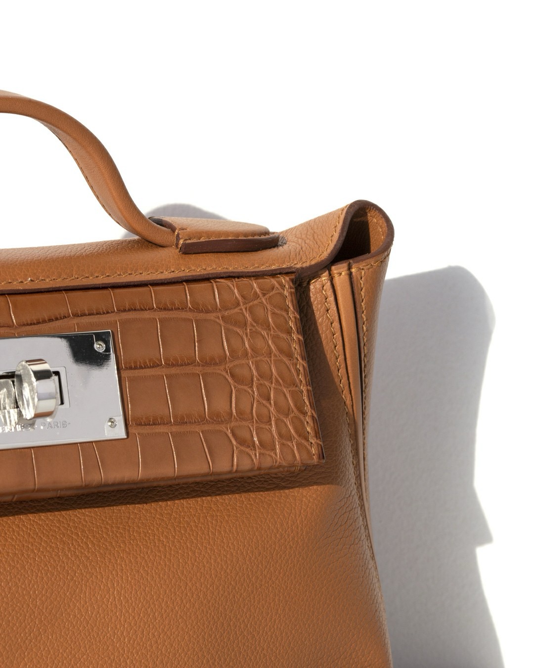 Hermes Original Togo Leather Bag H2424 brown