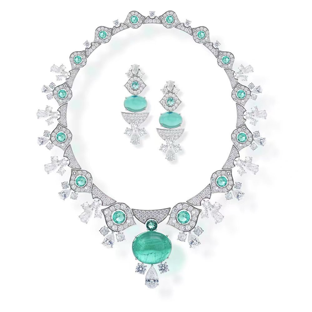 BVLGARI NECKLACE&Earrings CE13722