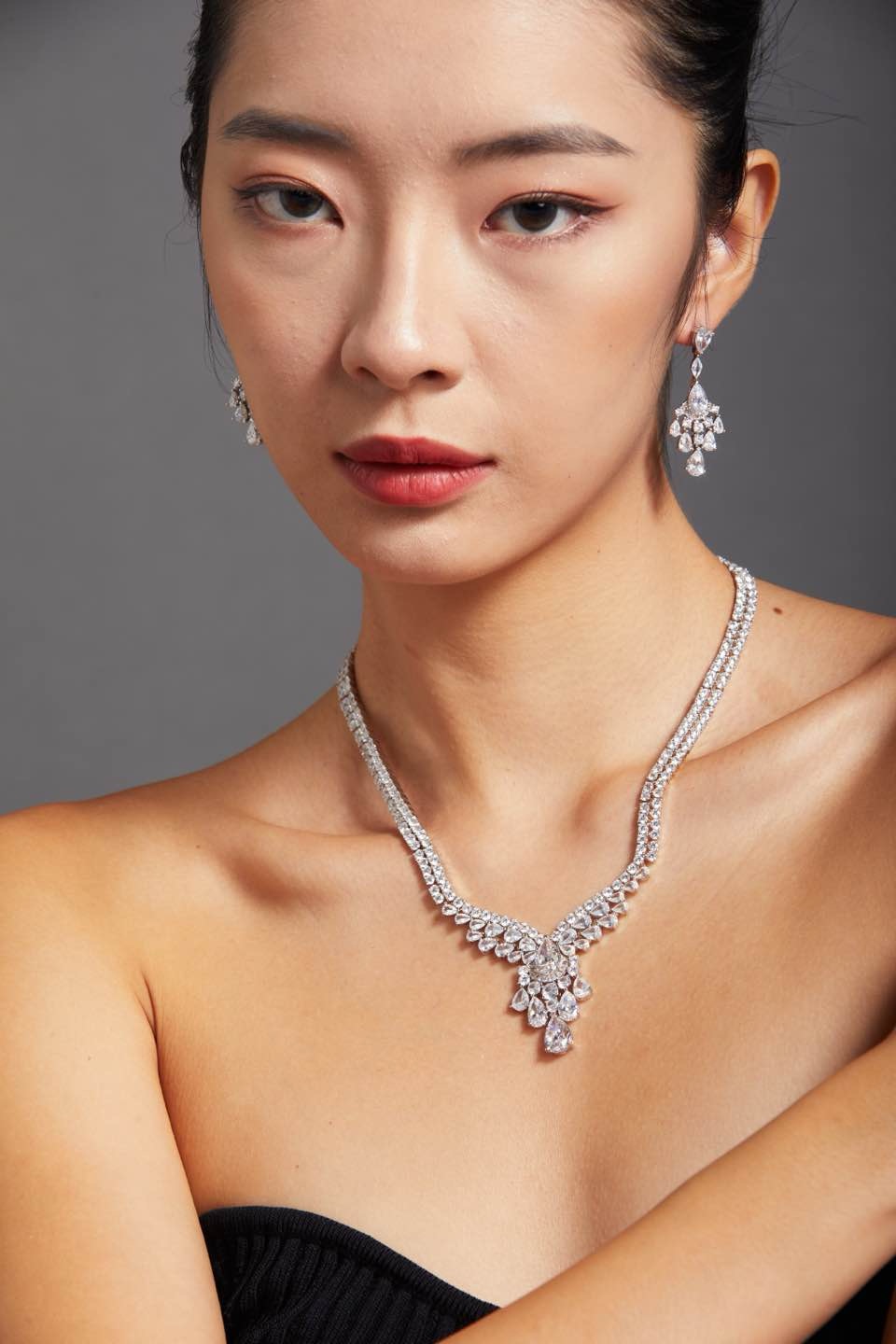BVLGARI NECKLACE&Earrings CE13742