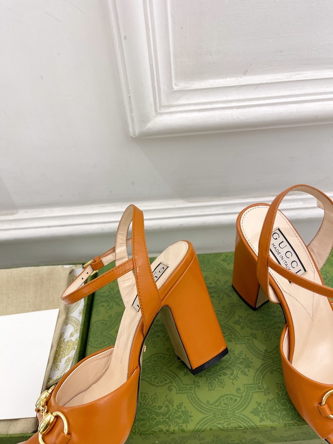 Gucci WOMENS SANDAL heel height 9.5CM 36607-4