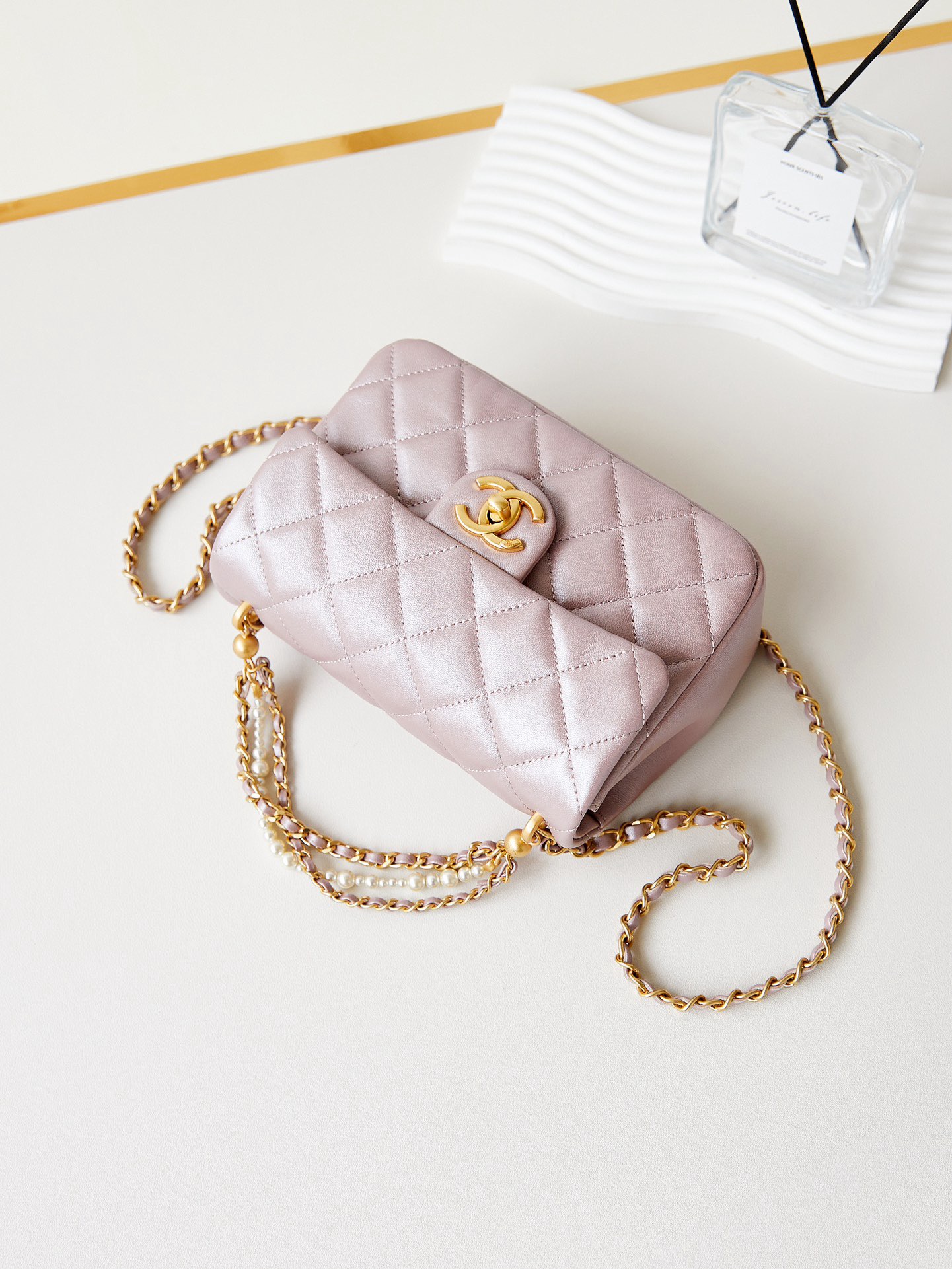 Chanel SMALL FLAP BAG AS4384 pink