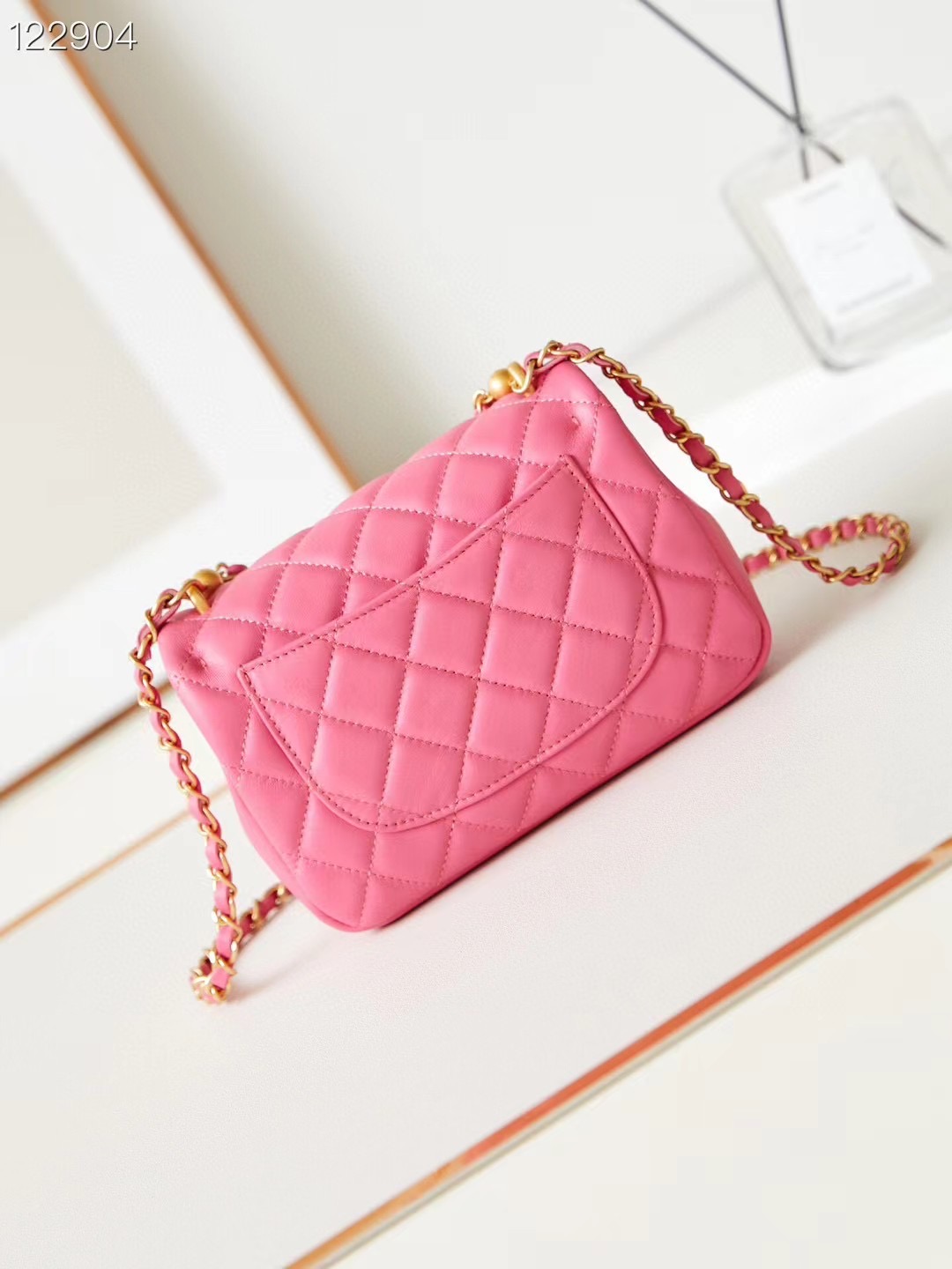 Chanel MINI FLAP BAG AS4385 rose