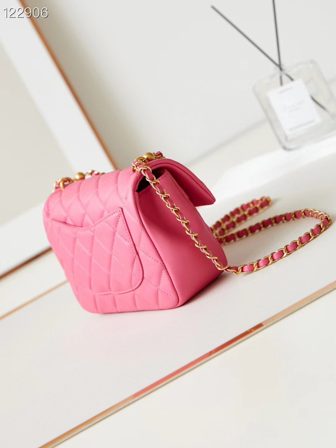 Chanel SMALL FLAP BAG AS4384 rose