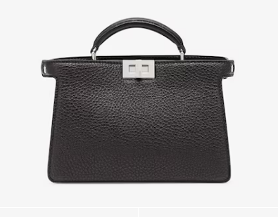 Fendi Peekaboo ISeeU XCross leather bag 7VA582A black