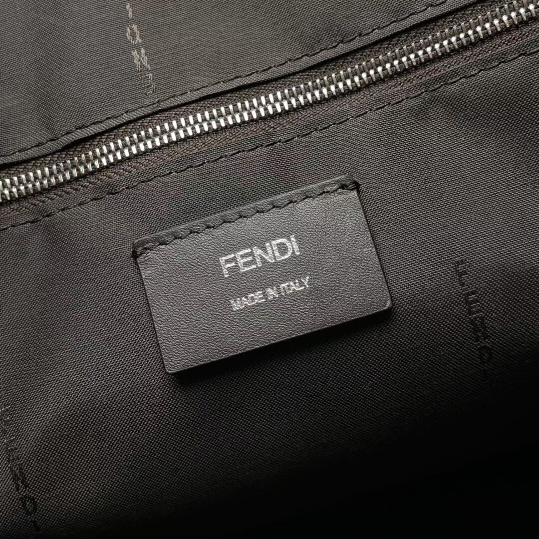 Fendi x FRGMT brown FF fabric bag Shopper F7678 brown
