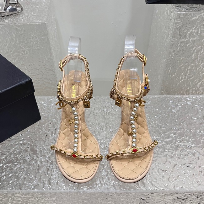 Chanel WOMENS SANDAL heel height 8CM 36620-3