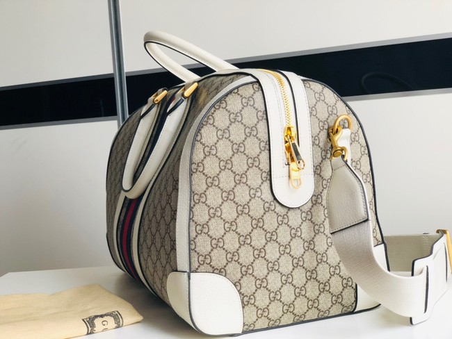 Gucci Jumbo GG large duffle bag 645021 white