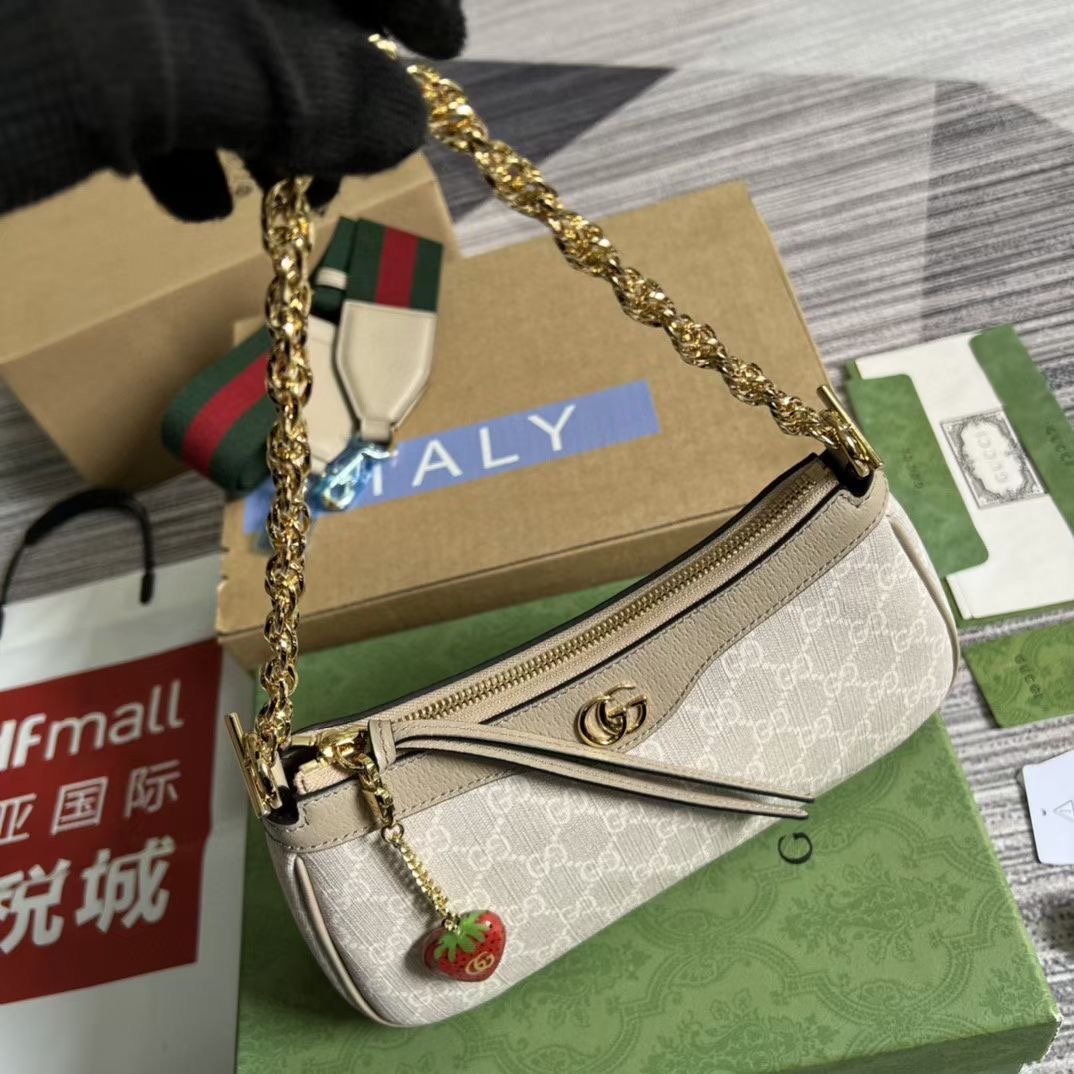 Gucci Ophidia GG small handbag 735132 Beige
