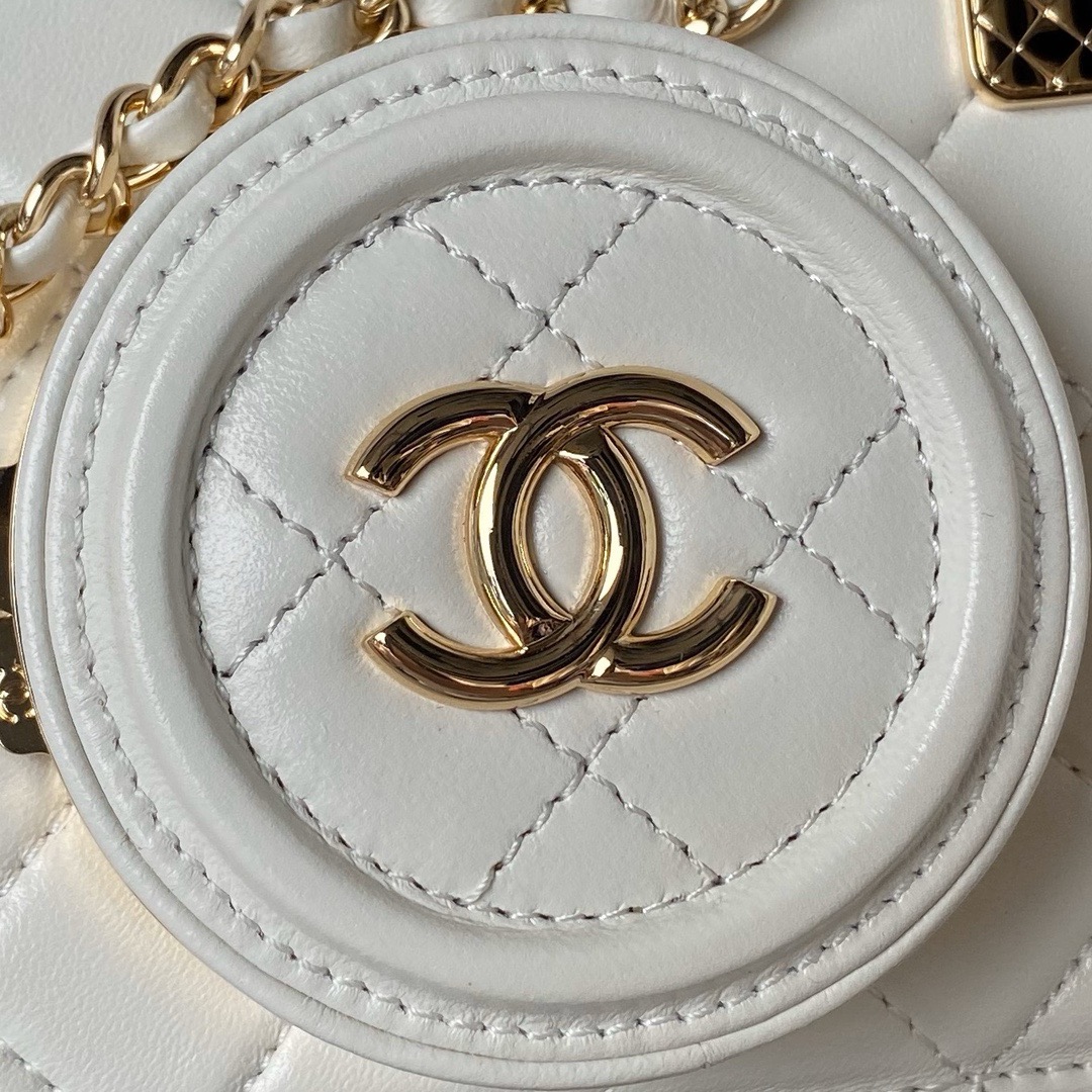Chanel CAMERA BAG AS4817 White