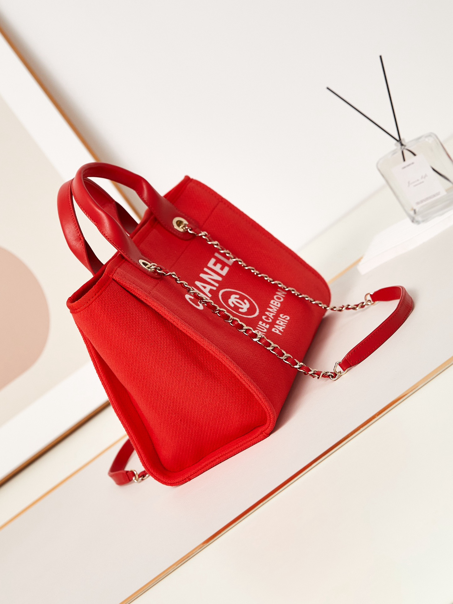 Chanel SHOPPING BAG AS3257 RED