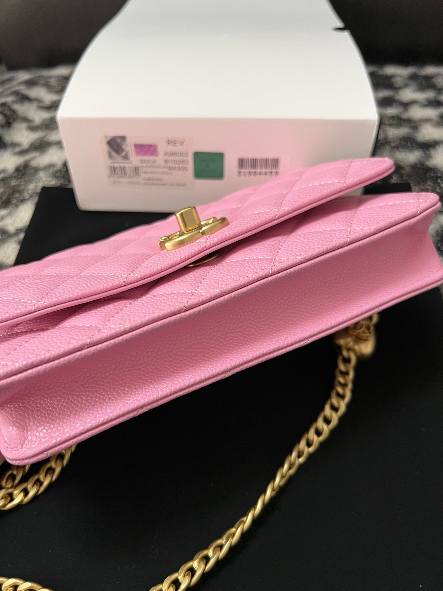 CHANEL WALLET ON CHAIN AP3971 pink