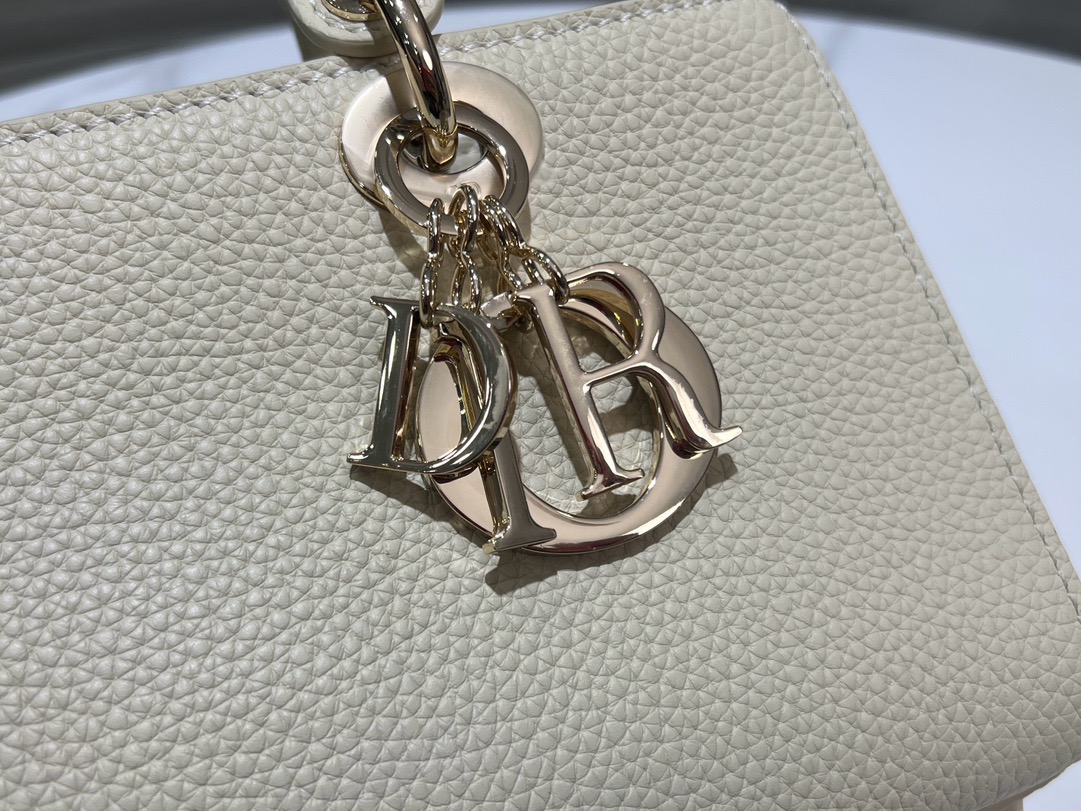 DIOR small Lady D-Sire My ABCDior Bag Bull Leather M11509T Naked