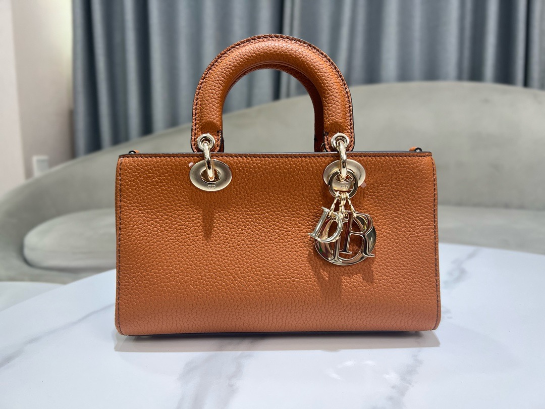 DIOR small Lady D-Sire My ABCDior Bag Bull Leather M11509T brown