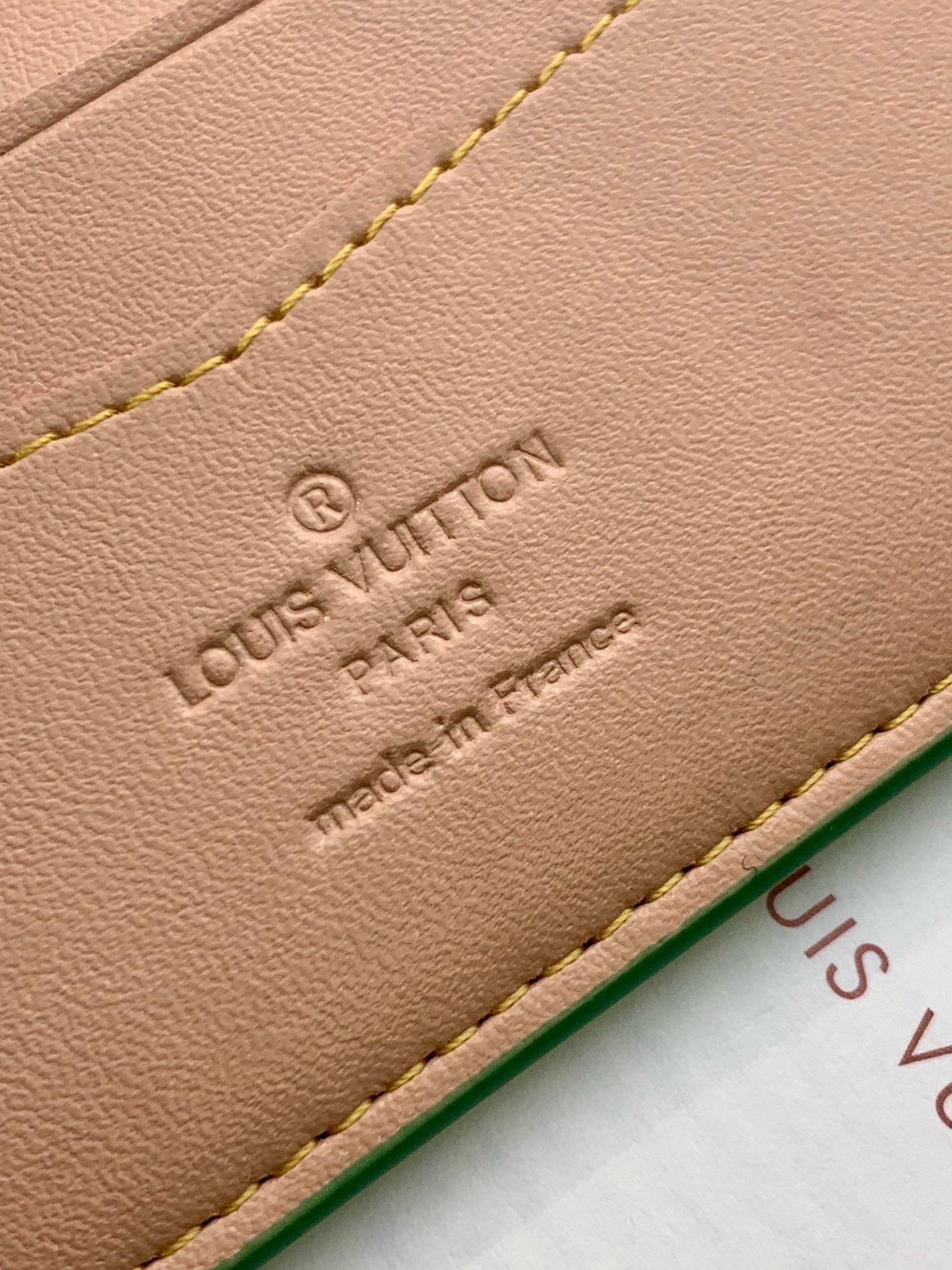 Louis Vuitton Slender Wallet N40636 Green